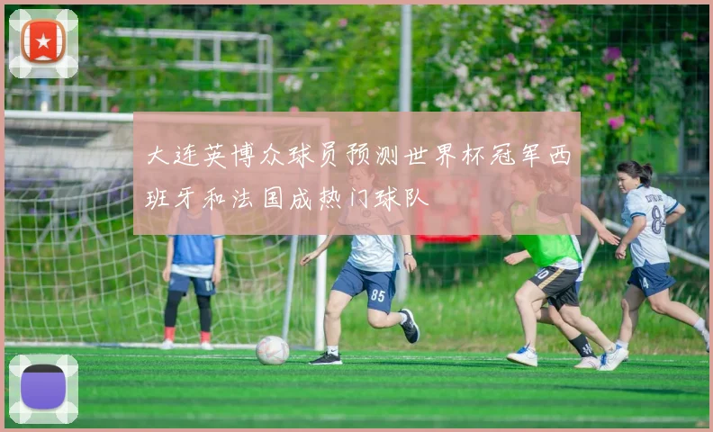 大连英博众球员预测世界杯冠军西班牙和法国成热门球队