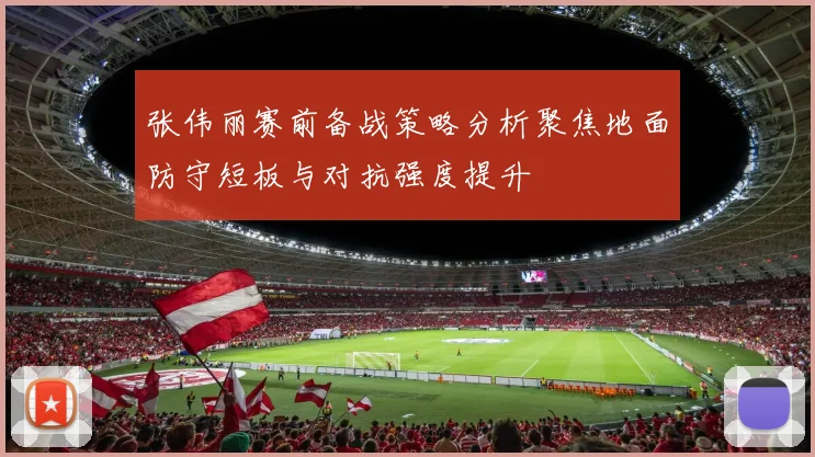 张伟丽赛前备战策略分析聚焦地面防守短板与对抗强度提升